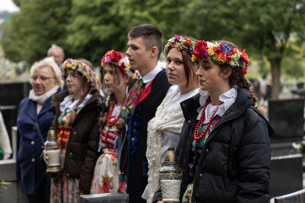 Uroczystość oznaczenia grobu powstańca śląskiego śp. Augustyna Feliksa znakiem pamięci „Tobie Polsko”. Fot.: IPN Krzysztof Łojko