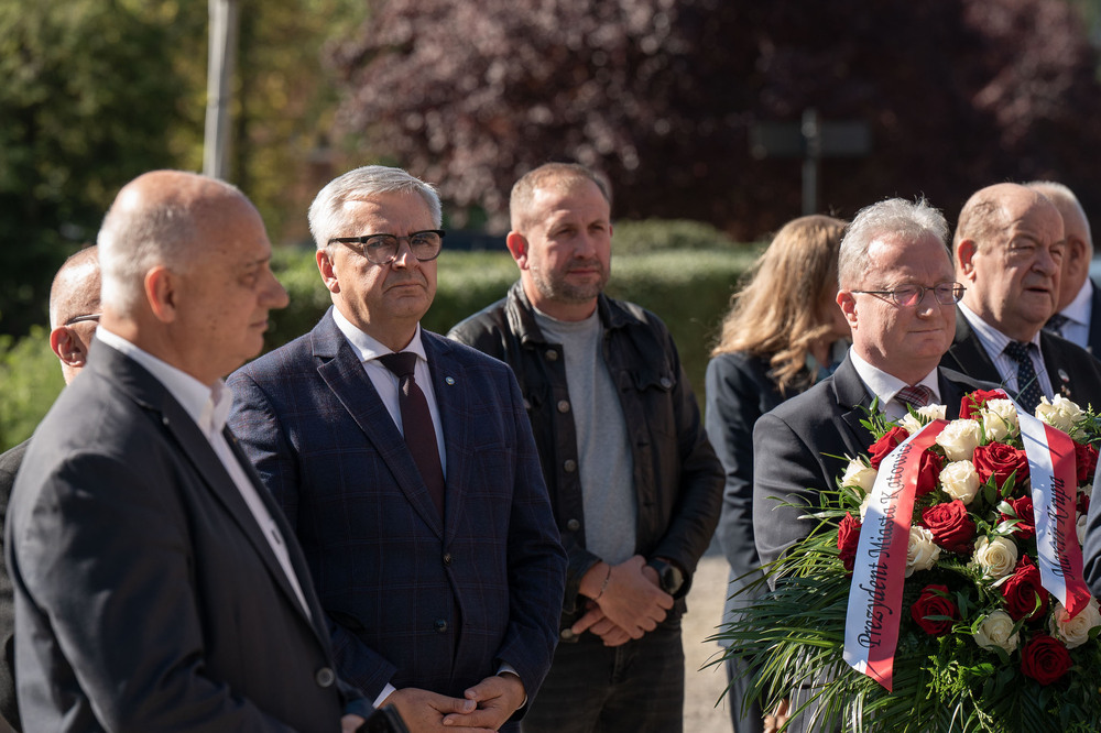 Wręczenie medali z okazji 45. rocznicy wprowadzenia stanu wojennego – Katowice. Fot.: IPN Krzysztof Łojko