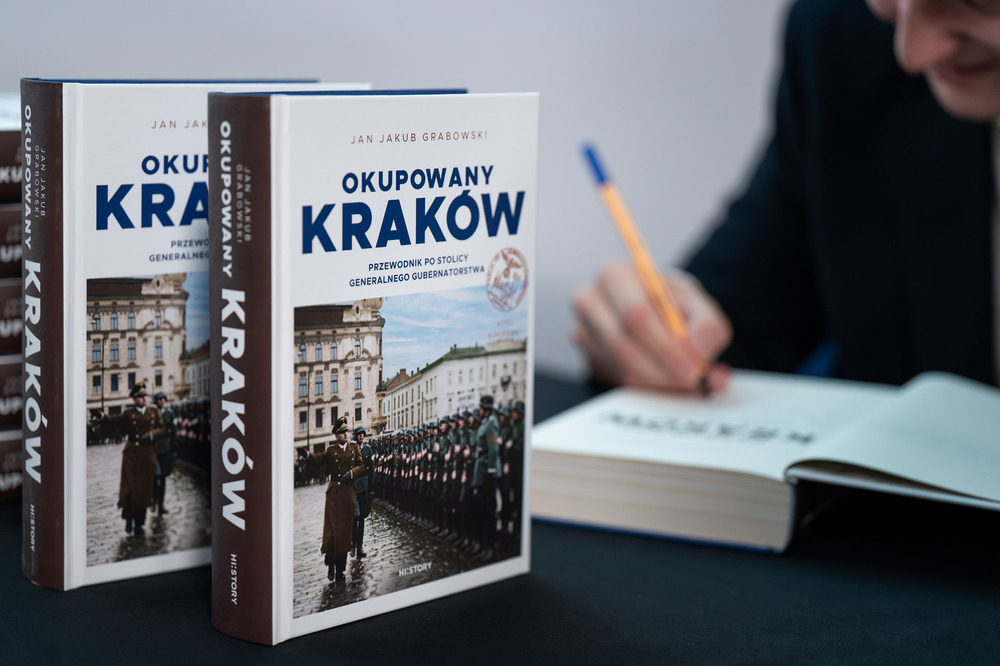 „Okupowany Kraków”. Spotkanie autorskie z Janem Jakubem Grabowskim. Fot.: IPN Krzysztof Łojko