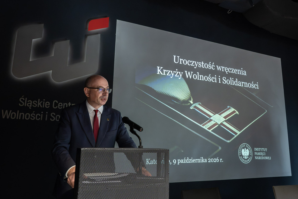 Uroczystość wręczenia Krzyży Wolności i Solidarności – Katowice, 9 października 2026. Fot.: IPN Krzysztof Łojko