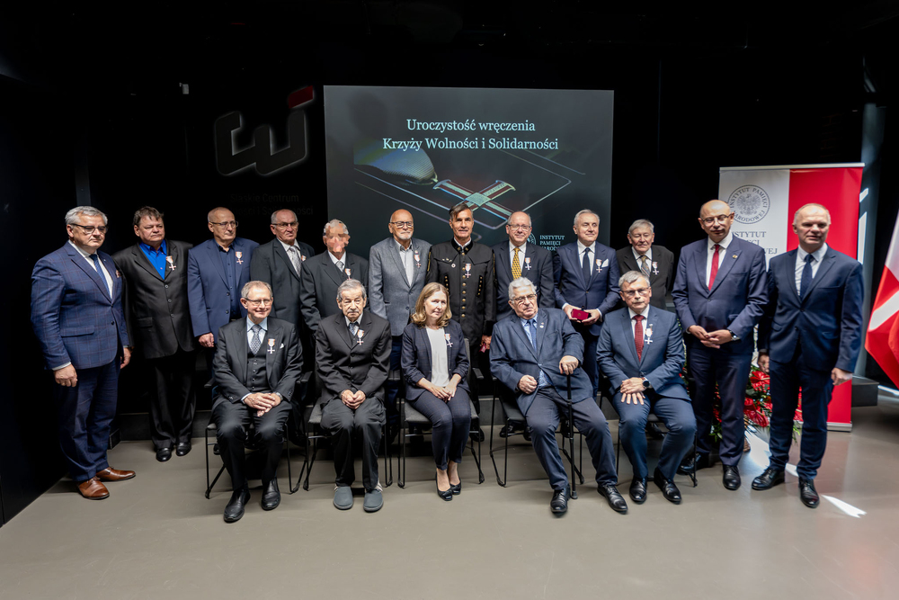 Uroczystość wręczenia Krzyży Wolności i Solidarności – Katowice, 9 października 2026. Fot.: IPN Krzysztof Łojko