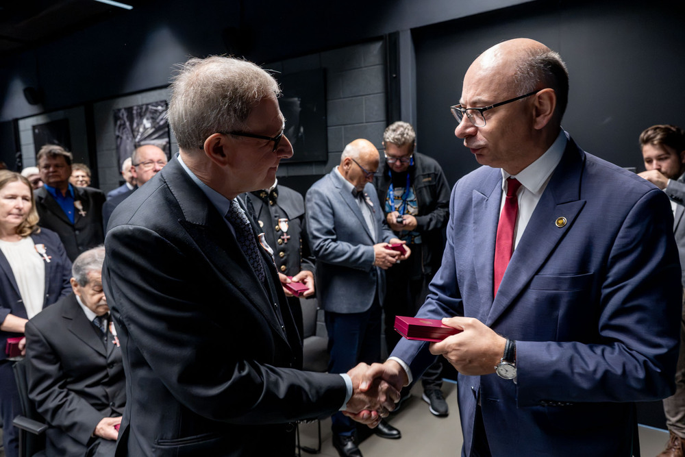 Uroczystość wręczenia Krzyży Wolności i Solidarności – Katowice, 9 października 2026. Fot.: IPN Krzysztof Łojko