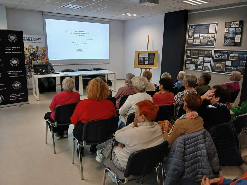 Pokaz piątego odcinka filmu „Szlak Nadziei. Bitwa o Monte Cassino” w Przystanku Historia IPN w Katowicach. Fot. Zbigniew Gołasz/IPN