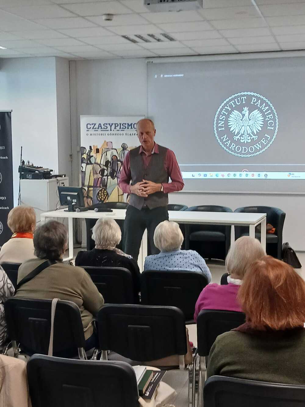 Pokaz piątego odcinka filmu „Szlak Nadziei. Bitwa o Monte Cassino” w Przystanku Historia IPN w Katowicach. Fot. IPN