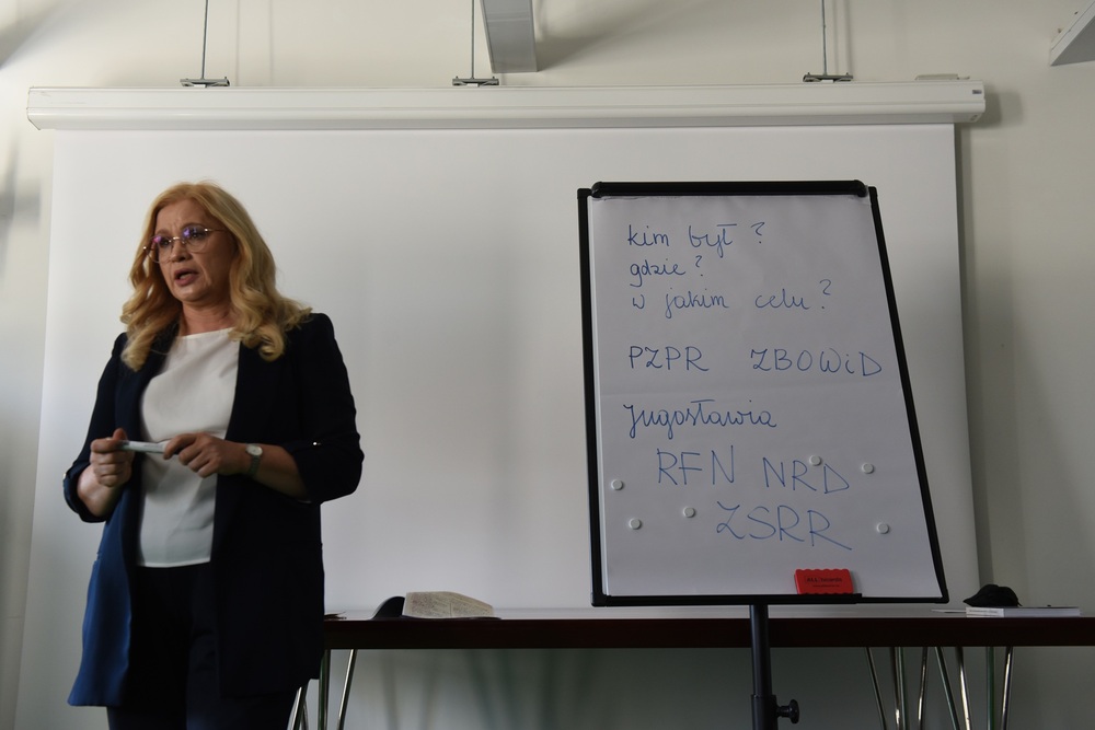 Zajęcia edukacyjne „Co kryją archiwa IPN?”. Fot. Filip Sajdak