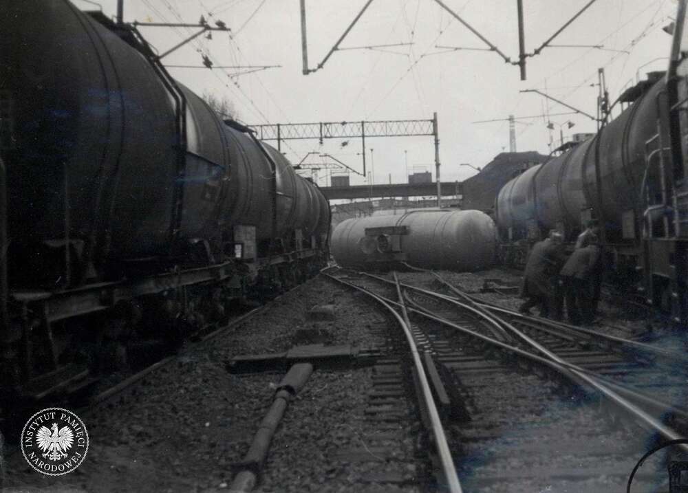 Miejsce katastrofy w Częstochowie, kwiecień 1987 r. (IPN Ka 029/127)