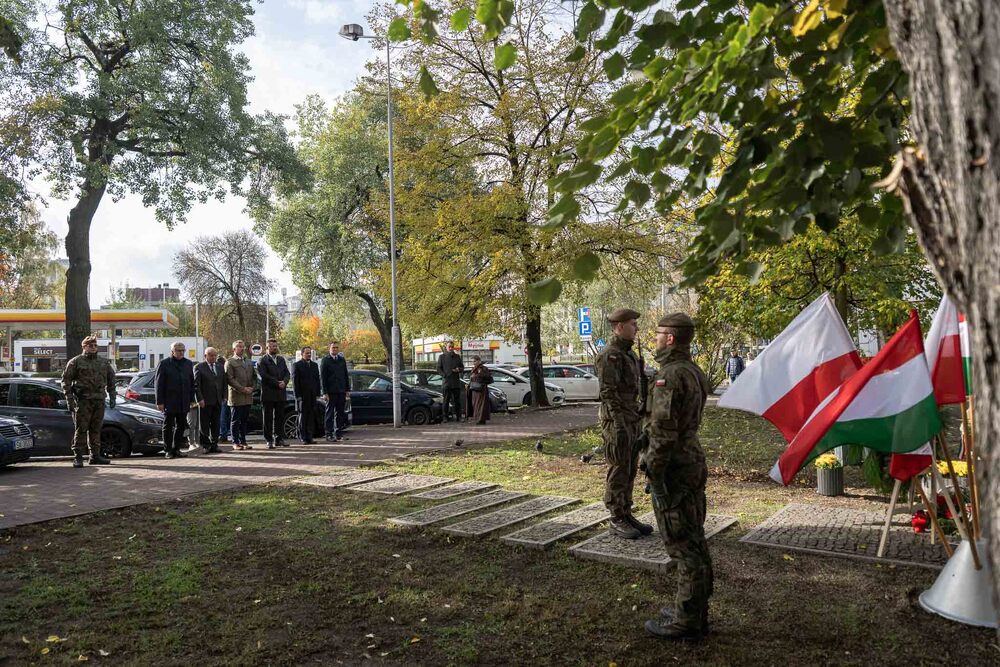 Obchody 70. rocznicy wybuchu Powstania Węgierskiego. Fot.: IPN Krzysztof Łojko