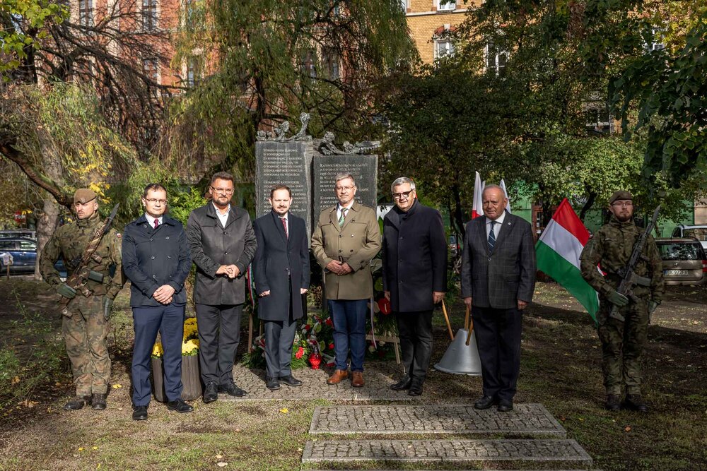 Obchody 70. rocznicy wybuchu Powstania Węgierskiego. Fot.: IPN Krzysztof Łojko