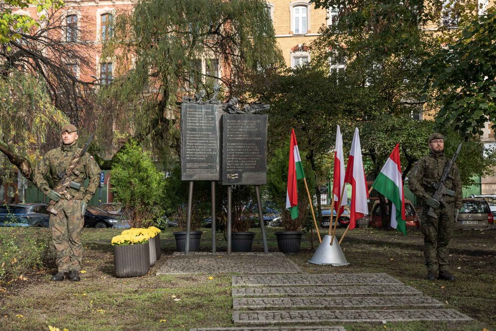 Obchody 70. rocznicy wybuchu Powstania Węgierskiego. Fot.: IPN Krzysztof Łojko