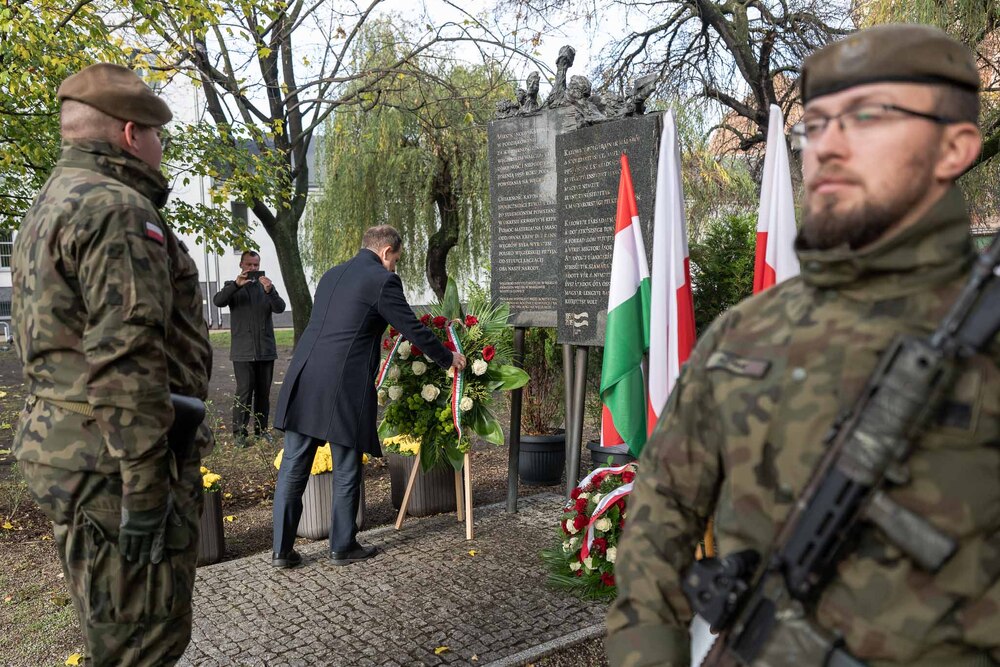 Obchody 70. rocznicy wybuchu Powstania Węgierskiego. Fot.: IPN Krzysztof Łojko