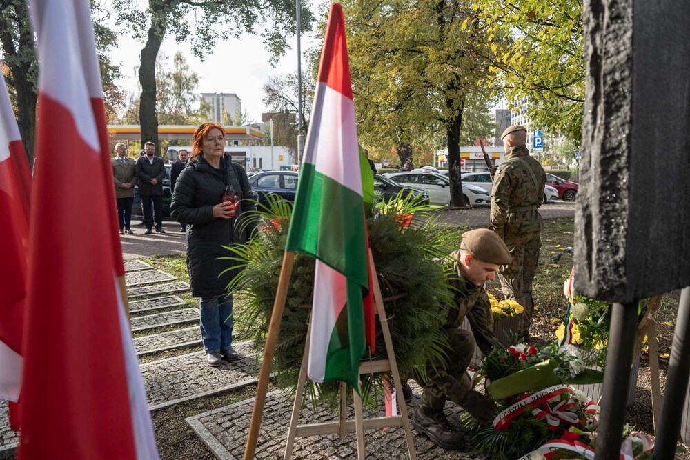 Obchody 70. rocznicy wybuchu Powstania Węgierskiego. Fot.: IPN Krzysztof Łojko