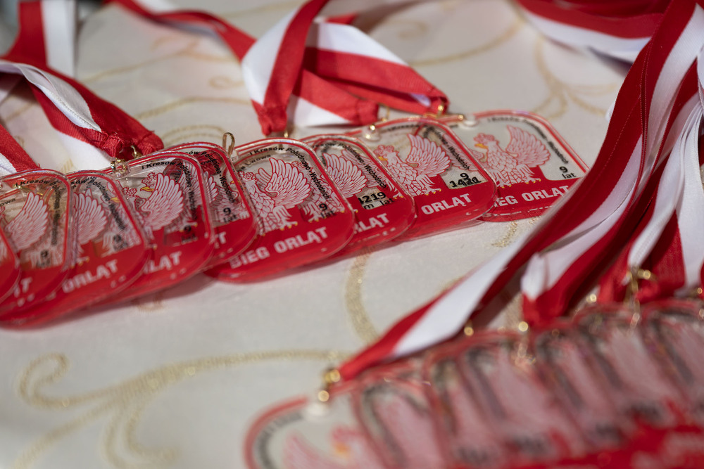 Bieg Orląt Lwowskich w Szkole Podstawowej nr 33 z Oddziałami Dwujęzycznymi w Katowicach. Fot.: IPN Krzysztof Łojko