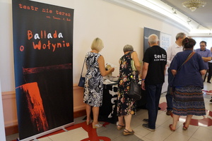Spektakl „Ballada o Wołyniu” w Operze Śląskiej w Bytomiu.