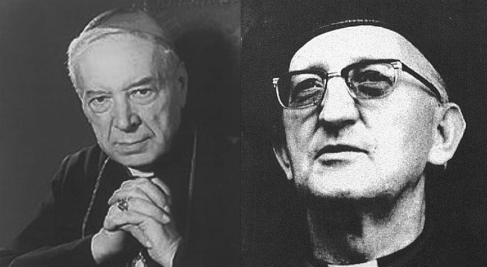 Kard. Stefan Wyszyński i ks. Franciszek BlachnickiFoto: fot. wikimedia commons/blachnicki.oaza.pl