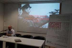Wykład Ryszarda Mozgola na temat operacji polskiej NKWD.