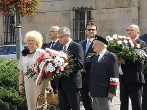 Uroczystość upamiętniająca 79. rocznicę śmierci Wojciecha Korfantego.
