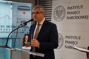 Konferencja prasowa na temat obchodów 100. rocznicy odzyskania niepodległości w Katowicach.