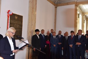 Sesja Sejmiku Województwa Śląskiego z udziałem Prezydenta Rzeczypospolitej Polskiej Andrzeja Dudy.