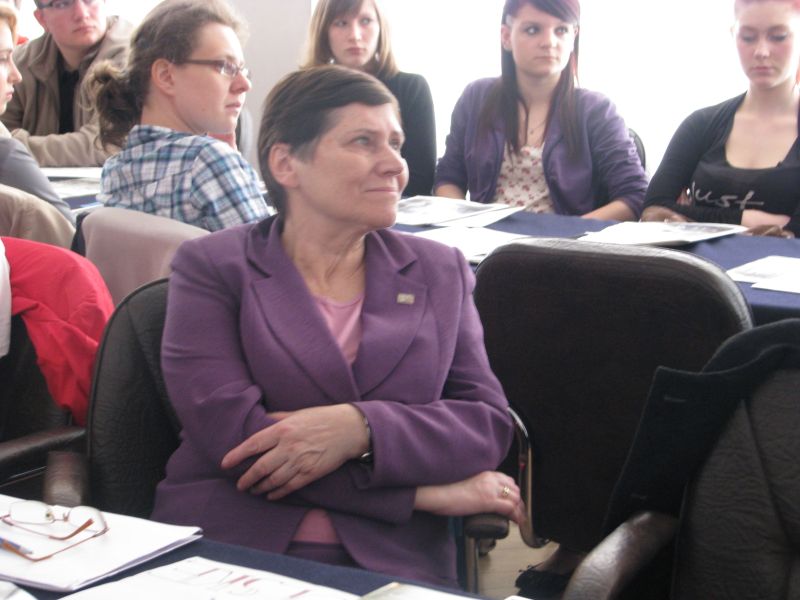 W zajęciach wzięła udział Ewa Żurawska, Przewodnicząca KZ NSZZ „Solidarność