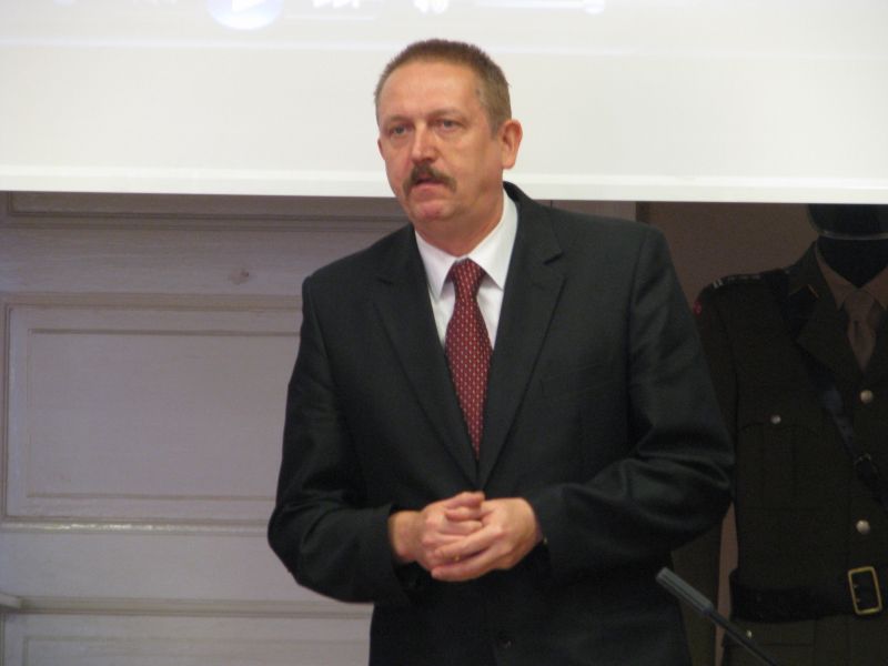 Płk Mirosław Gawron, dyrektor Okręgowego Inspektoratu Służby Więziennej w Katowicach