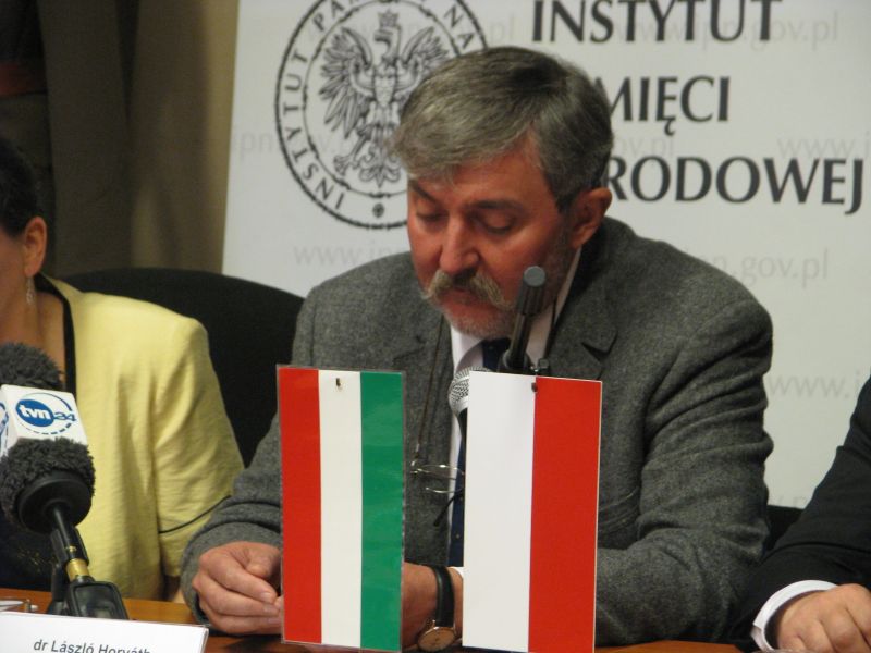 Laszló Horvath, historyk z Wydziału Pielęgnowania Tradycji Wojskowych i Opieki nad Grobami Wojennymi z węgierskiego Ministerstwa Obrony Narodowej