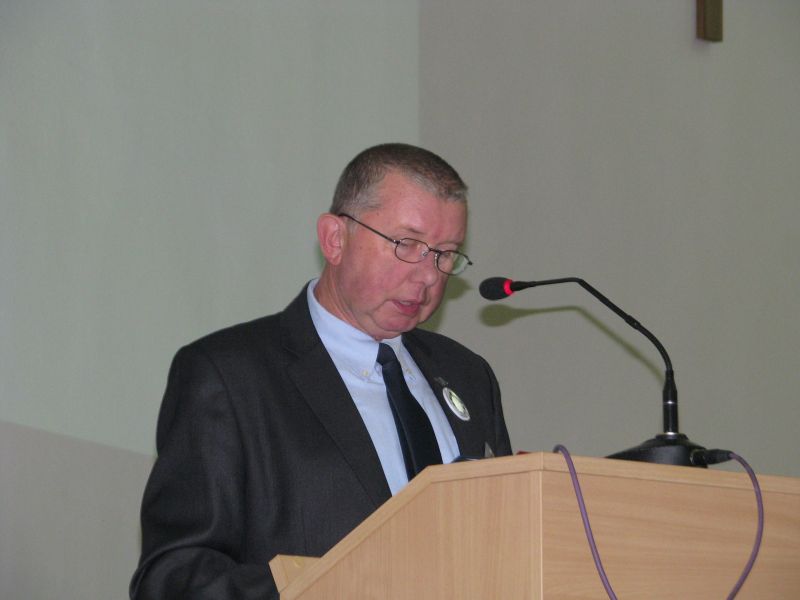 Powitanie Jerzy Urbańczyk (Katowicki Oddział „Rodziny Policyjnej 1939 r.