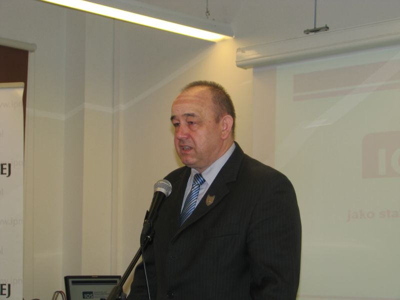 Powitanie gości – dr Andrzej Drogoń, dyrektor katowickiego oddziału IPN 