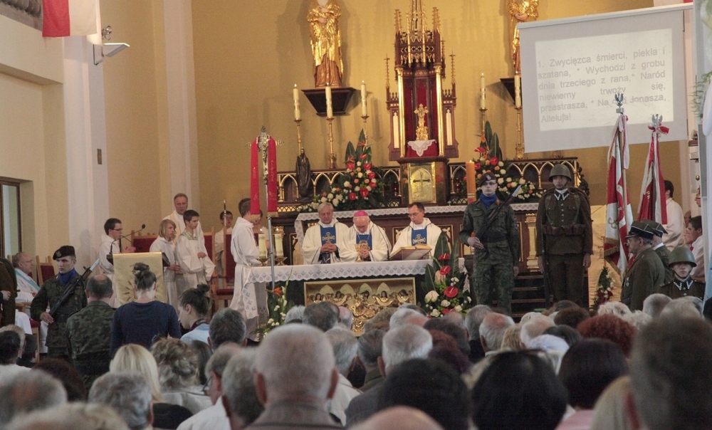 Msza św. w intencji Stanisława Sojczyńskiego i żołnierzy Konspiracyjnego Wojska Polskiego pod przewodnictwem Arcybiskupa Metropolity Częstochowskiego ks. dr Wacława Depo