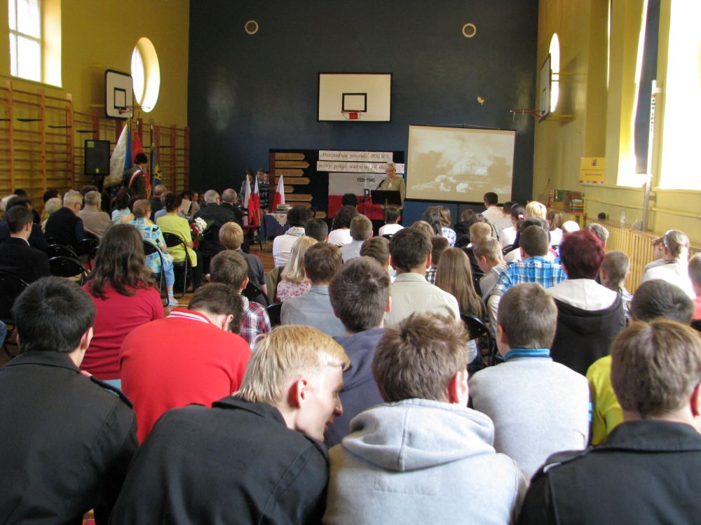 Powitanie uczestników spotkania patriotycznego 