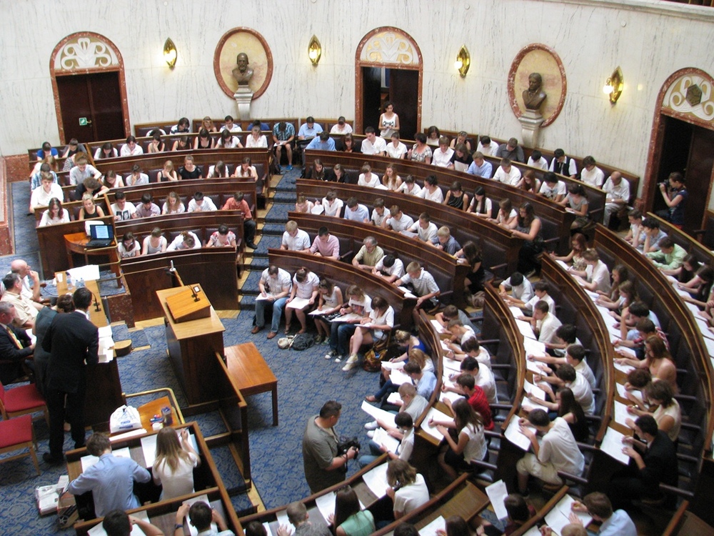 Uczestnicy  trzeciej edycji Testu z Historii Śląska „Powstanie Styczniowe na terenie dzisiejszego województwa śląskiego