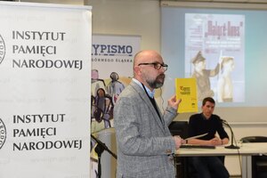 Wykład dr. Frédérica Stroha w Przystanku Historia IPN w Katowicach.