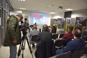 Wykład dr. Frédérica Stroha w Przystanku Historia IPN w Katowicach.