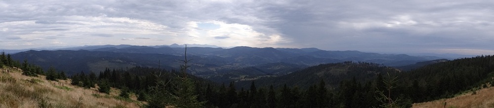 Panorama z Hali Bacmańskiej 