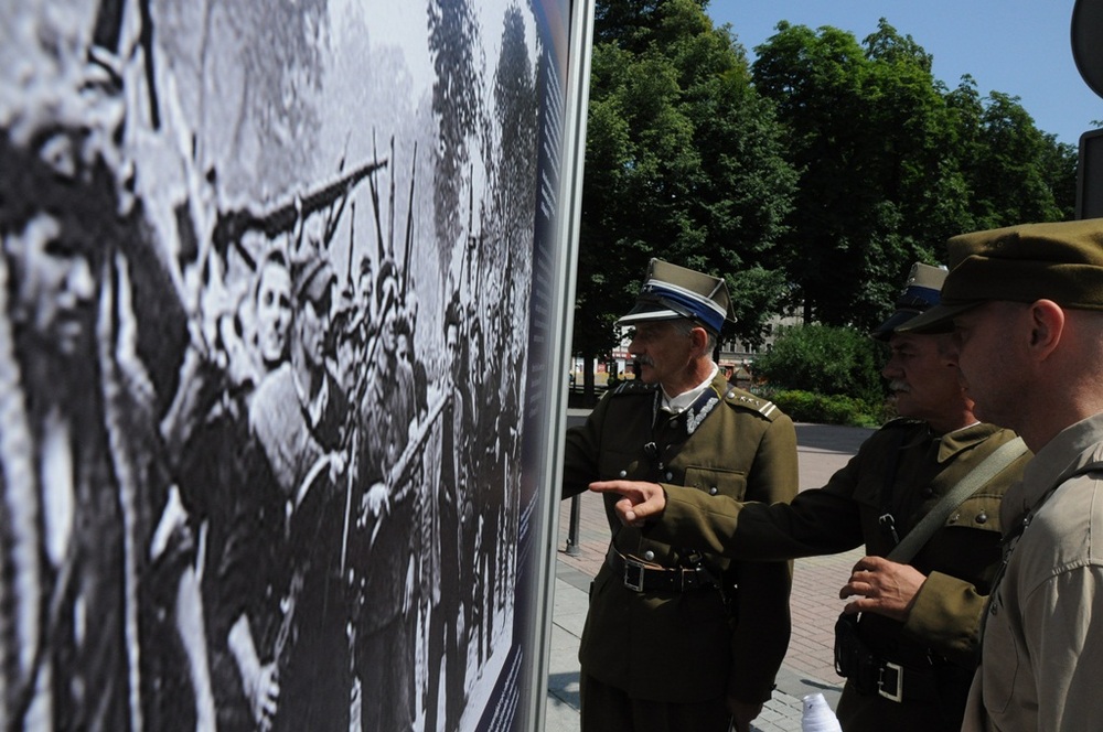 W otwarciu  wystawy „Polska Walcząca