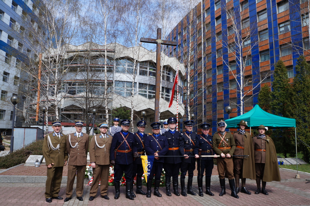 Marsz katyński -rekonstruktorzy