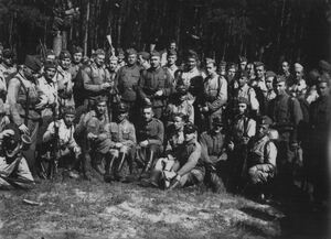 Fotografia z ćwiczeń wojskowych, XX-lecie międzywojenne.