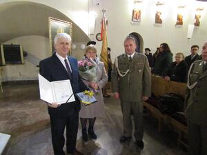 Uroczystości związane z pośmiertnym awansowaniem ppor. Stanisława Lisieckiego „Jaguara” do stopnia kapitana.