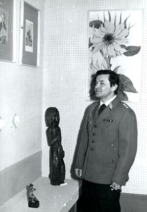 4 maja 1980 r., otwarcie „Sali Twórczości Funkcjonariuszy ZOMO” (IPN Ka 425/116)