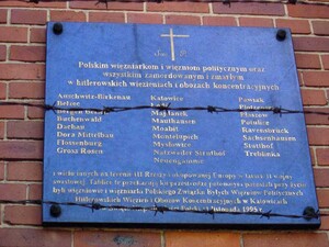 Pomnik poświęcony więźniarkom i więźniom politycznym oraz wszystkich zamordowanym, zmarłym w niemieckich więzieniach i obozach koncentracyjnych na terenie Europy w latach II wojny światowej.