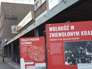 Prezentacja wystawy „Tu rodziła się Solidarność” w Jastrzębiu-Zdroju. Fot. K. Liszka.