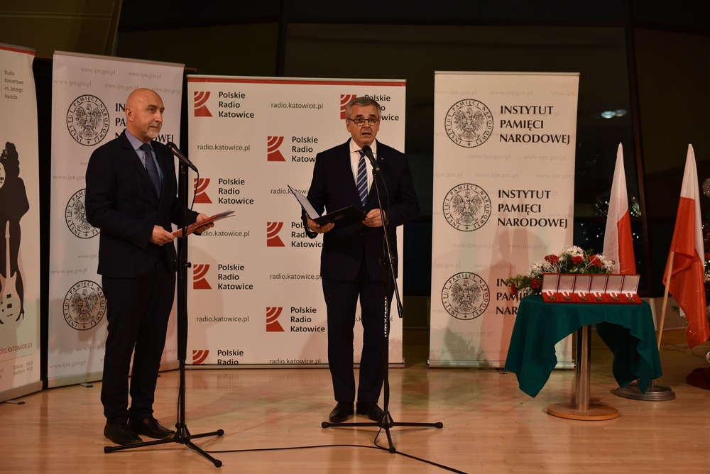 Ogłoszenie laureatów I edycji nagrody Świadek Historii w Katowicach.