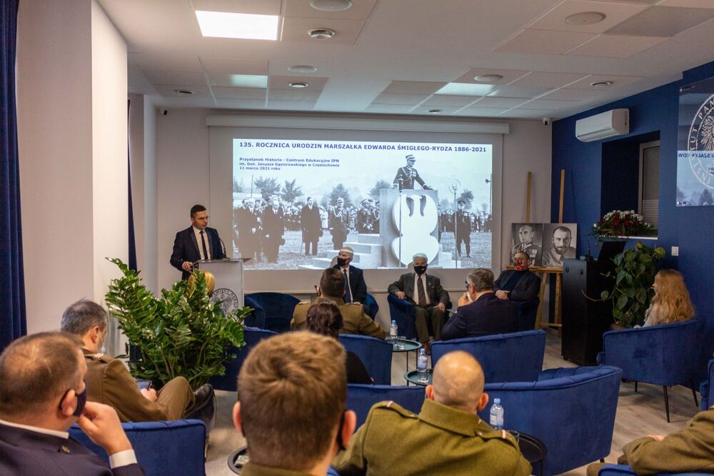 135. rocznica urodzin marszałka Edwarda Śmigłego-Rydza w Częstochowie.