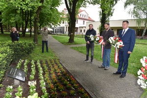 Znicze pamięci w godzinę śmierci rotmistrza Witolda Pileckiego w Chorzowie. Fot. M. Kobylańska