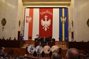Uroczyste spotkanie w ramach obchodów 100. rocznicy III powstania śląskiego.