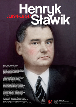 Plakat IPN – Henryk Sławik.