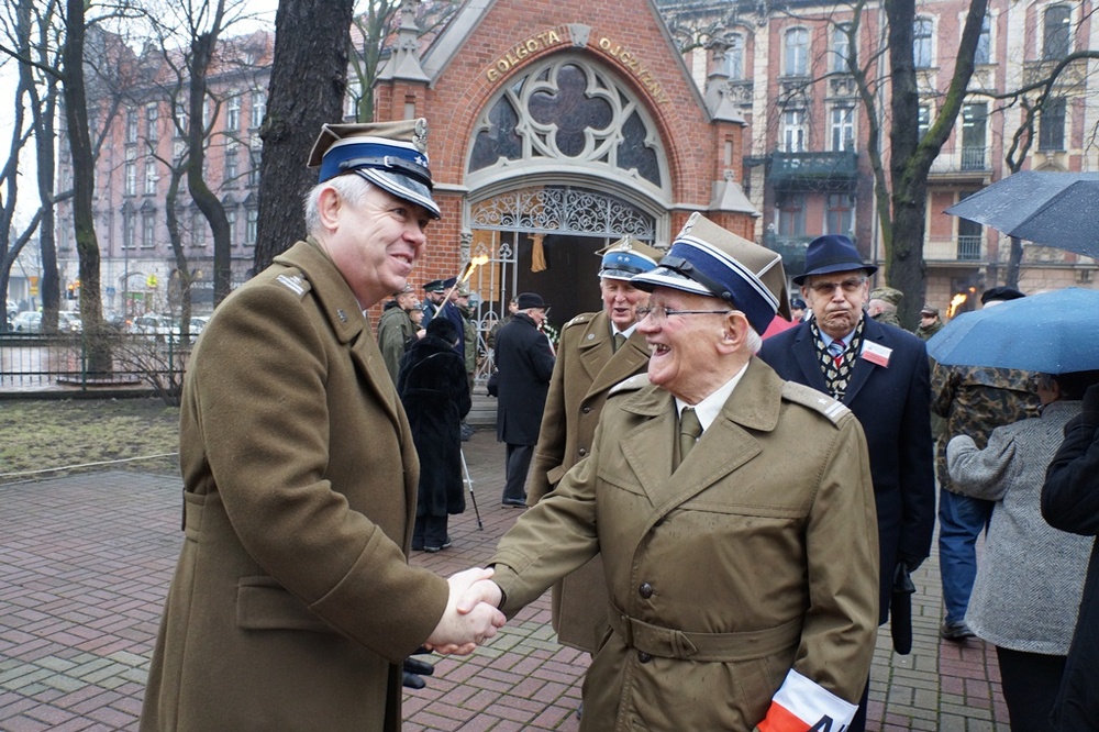 W uroczystości wzięli udział kombatanci. 
