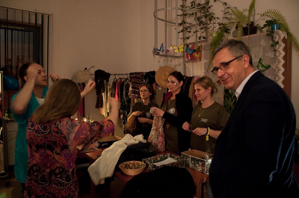 Kącik „hippisowski”...