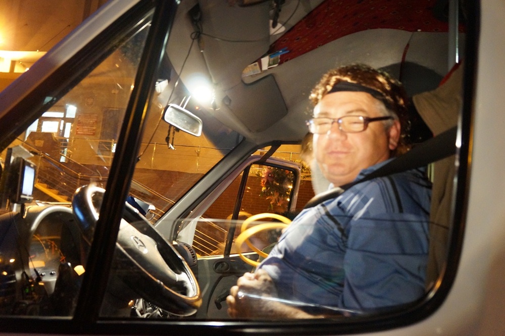 Pan Ireneusz Gorgoń był niezastąpionym kierowcą naszego busa!