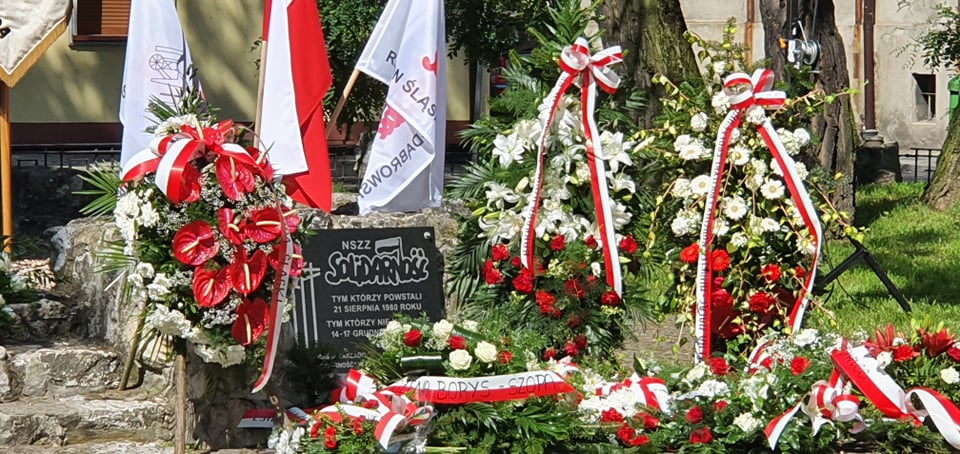 41. rocznica pierwszego strajku na Górnym Śląsku w tarnogórskim „Fazosie“.