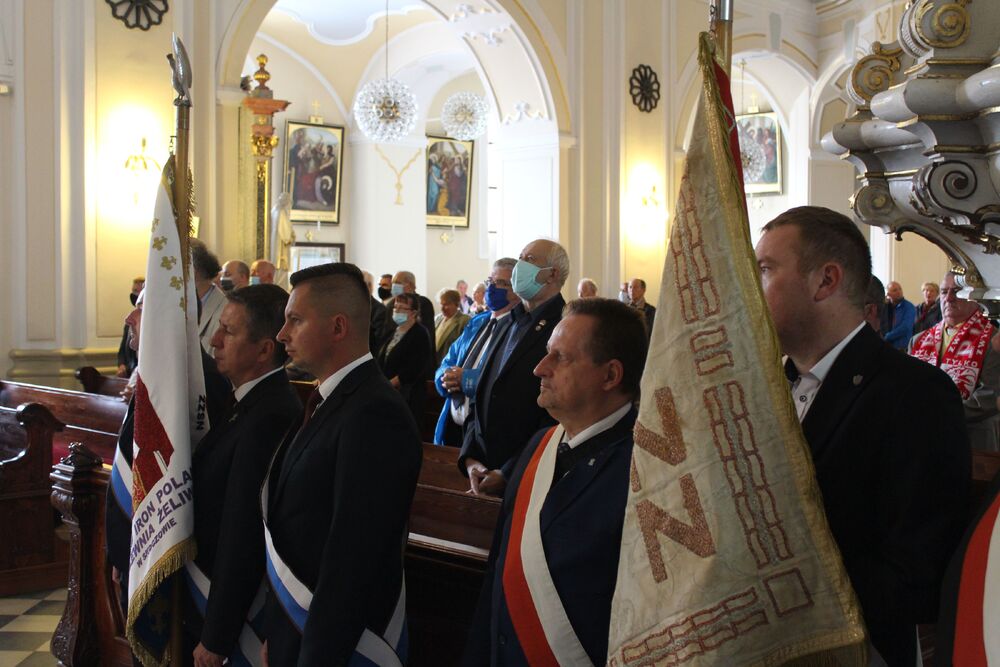 Pomnik „Solidarności” na 41. rocznicę Sierpnia – Skoczów, 30 sierpnia 2021 Fot. Artur Kasprzykowski